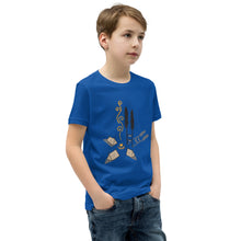 Load image into Gallery viewer, Camping by the fire - Youth Short Sleeve T-Shirt
